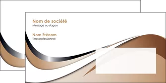 impression enveloppe web design marron fond marron noir MLGI72037