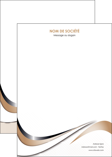 creer modele en ligne affiche web design marron fond marron noir MLGI72043