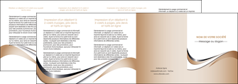 realiser depliant 4 volets  8 pages  web design marron fond marron noir MLGI72047