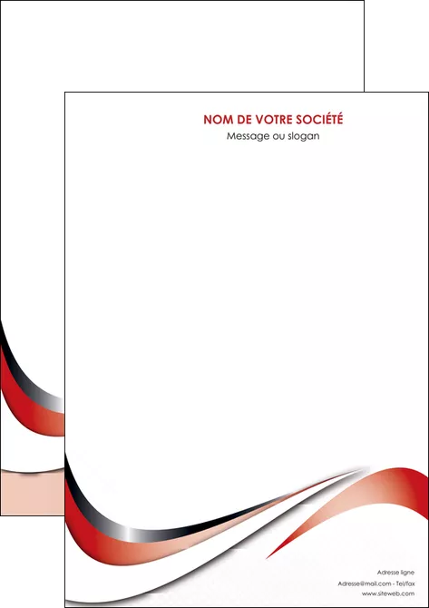 personnaliser modele de affiche web design rouge fond rouge couleur chaude MLIGLU72105