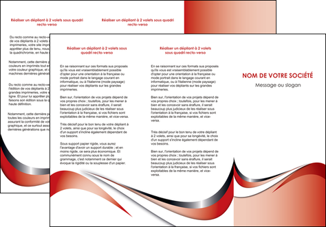 maquette en ligne a personnaliser depliant 3 volets  6 pages  web design rouge fond rouge couleur chaude MIFLU72129