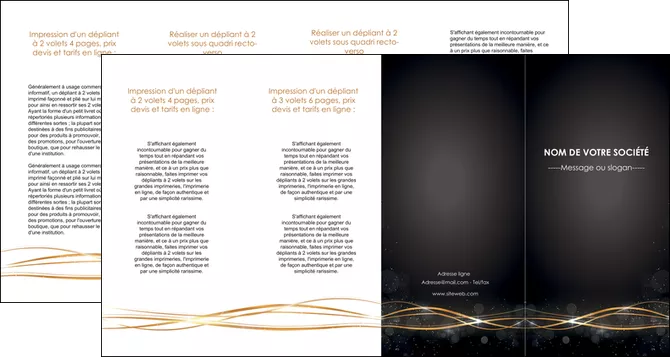 creer modele en ligne depliant 4 volets  8 pages  abstrait abstraction design MLGI72253