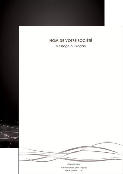 faire modele a imprimer flyers abstrait abstraction design MIFLU72281