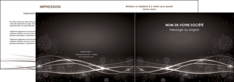 modele depliant 2 volets  4 pages  abstrait abstraction design MLIGCH72297