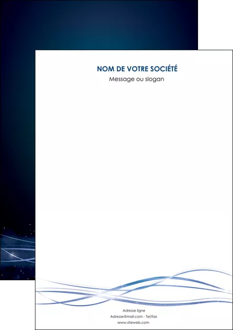 imprimerie affiche fond  bleu couleurs froides structure en bleu MLGI72339