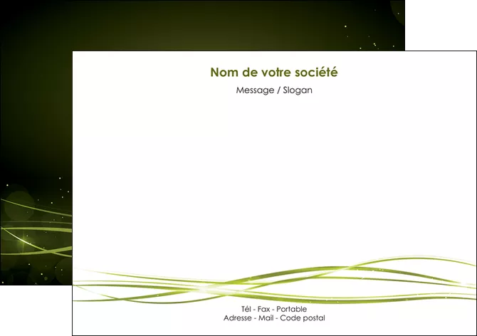imprimerie flyers fond vert structure en vert abstrait MLGI72407