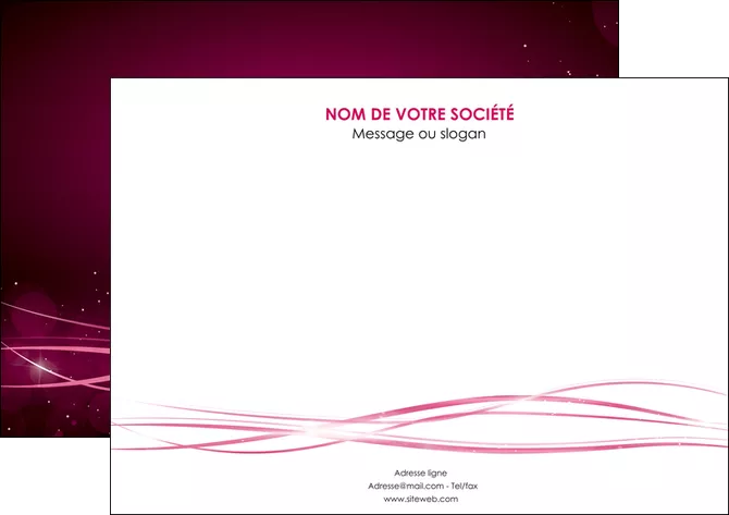 modele affiche rose rose fushia couleur MID72457