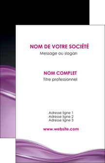 realiser carte de visite web design violet fond violet couleur MLGI72513