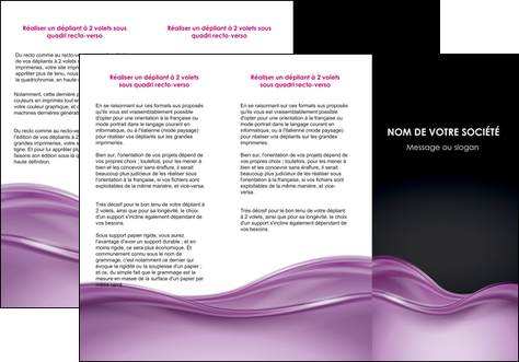 creation graphique en ligne depliant 3 volets  6 pages  web design violet fond violet couleur MLGI72529