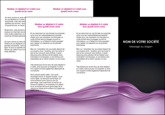 creation graphique en ligne depliant 3 volets  6 pages  web design violet fond violet couleur MLIP72529