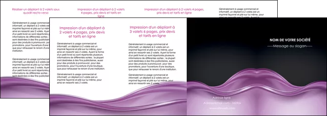 imprimer depliant 4 volets  8 pages  web design violet fond violet couleur MLGI72551