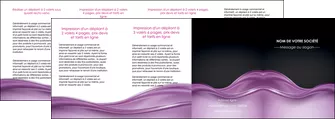 imprimer depliant 4 volets  8 pages  web design violet fond violet couleur MLGI72551