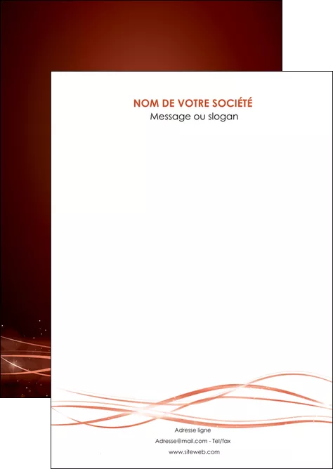imprimer flyers rouge couleur couleurs MLGI72729