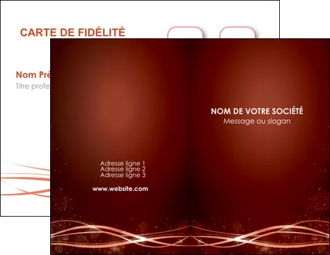 realiser carte de visite rouge couleur couleurs MLGI72735