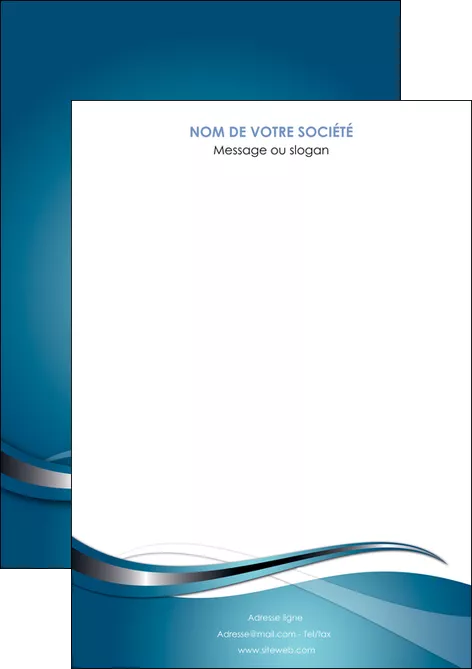 creation graphique en ligne flyers web design bleu fond bleu couleurs froides MLGI72779