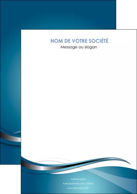 creation graphique en ligne flyers web design bleu fond bleu couleurs froides MLGI72781