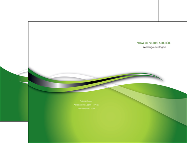 creation graphique en ligne pochette a rabat web design vert fond vert verte MLGI73067