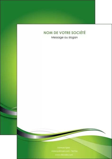 impression affiche web design vert fond vert verte MLGI73097