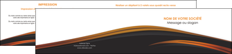 creation graphique en ligne depliant 2 volets  4 pages  web design gris fond gris orange MIF73615