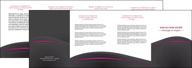 personnaliser maquette depliant 4 volets  8 pages  reseaux texture contexture structure MIFCH73679