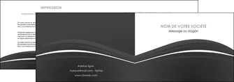 cree depliant 2 volets  4 pages  web design noir fond noir texture MIFBE74069