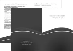 impression depliant 2 volets  4 pages  web design noir fond noir texture MIFBE74091