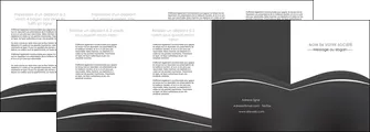 cree depliant 4 volets  8 pages  web design noir fond noir texture MIFBE74095