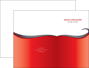 faire modele a imprimer pochette a rabat web design rouge fond rouge bande MLIG74395