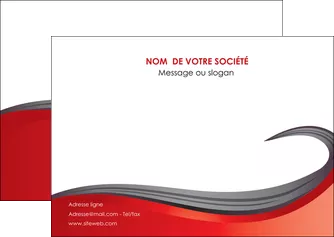 exemple flyers web design rouge fond rouge bande MIFBE74409