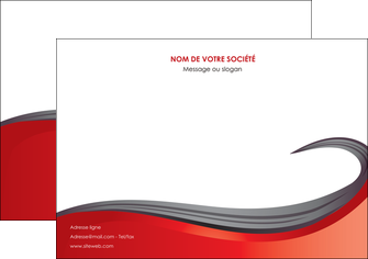 modele flyers web design rouge fond rouge bande MLIG74415