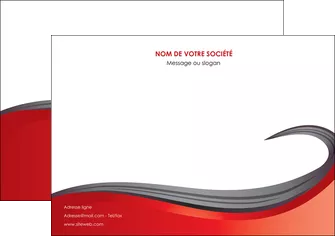 modele flyers web design rouge fond rouge bande MIFBE74415