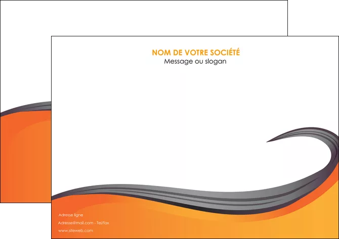 creation graphique en ligne affiche orange fond orange couleur MLGI74455