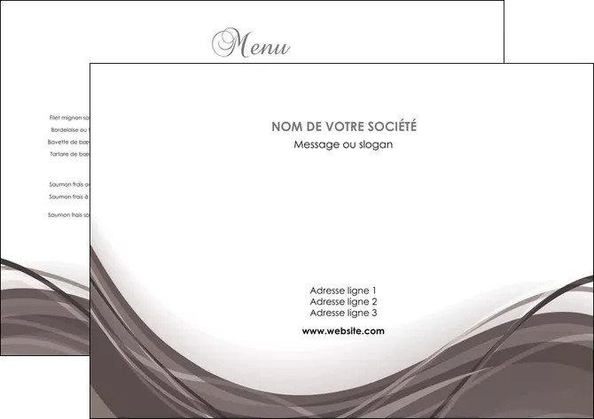 realiser set de table web design gris fond gris abstrait MLGI74553