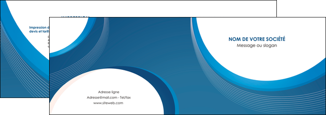 personnaliser modele de depliant 2 volets  4 pages  web design bleu fond bleu couleurs froides MIF74621