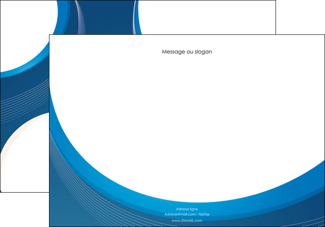creation graphique en ligne affiche web design bleu fond bleu couleurs froides MIDLU74627