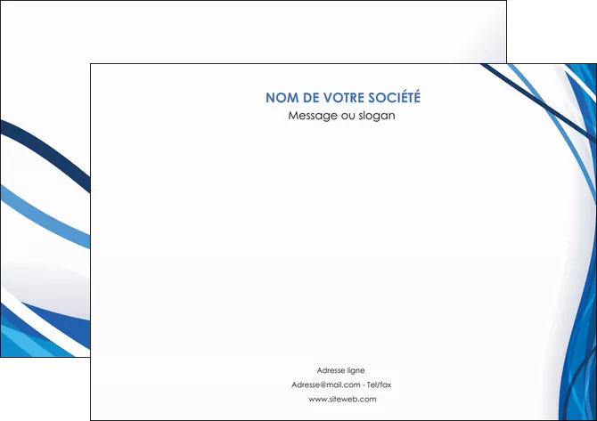imprimerie affiche web design bleu fond bleu couleurs froides MLIGLU74677