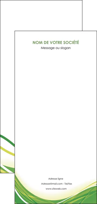 modele flyers espaces verts vert fond vert nature MLGI74811
