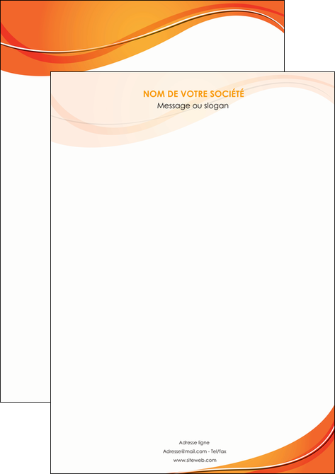 creer modele en ligne affiche orange fond orange couleur MLGI75199