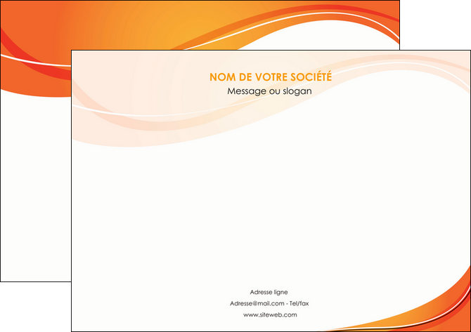 creation graphique en ligne affiche orange fond orange couleur MLGI75215