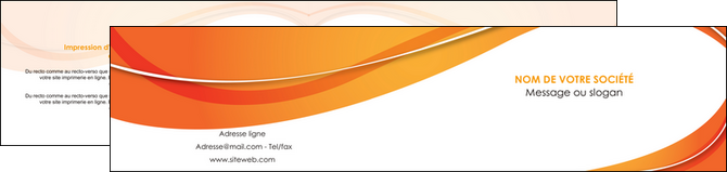 personnaliser modele de depliant 2 volets  4 pages  orange fond orange couleur MLGI75231
