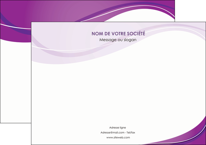cree affiche web design violet fond violet couleur MLGI75267