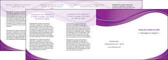 modele en ligne depliant 4 volets  8 pages  web design violet fond violet couleur MIFCH75295