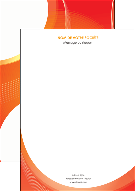 imprimer affiche web design orange fond orange colore MLGI75605
