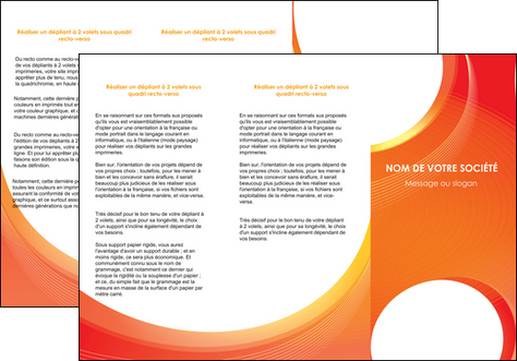 modele en ligne depliant 3 volets  6 pages  web design orange fond orange colore MLGI75627