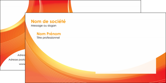 creer modele en ligne enveloppe web design orange fond orange colore MLGI75639