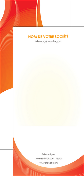 personnaliser maquette flyers web design orange fond orange colore MLGI75651