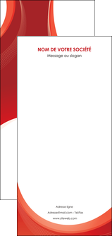creer modele en ligne flyers web design rouge couleur colore MIFCH75703