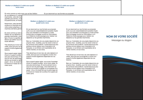 maquette en ligne a personnaliser depliant 3 volets  6 pages  web design fond noir bleu abstrait MLIP76001