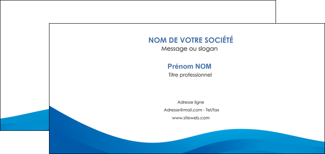 modele en ligne carte de correspondance web design bleu fond bleu bleu pastel MLIP77025
