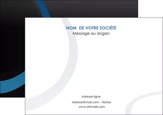 impression flyers web design noir fond noir bleu MIFBE78685